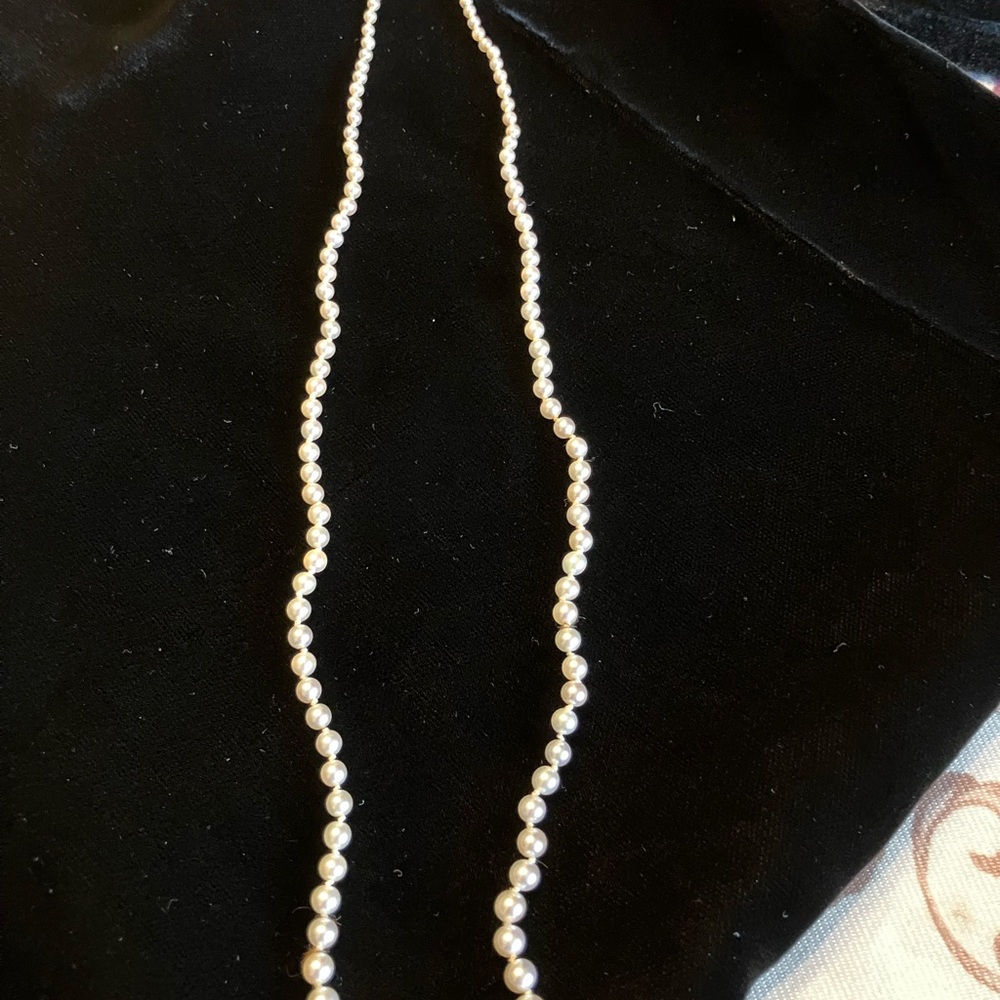 14 K CLASP AUTHENTIC CULTURED PEARL NECKLACE 18” long. - Picture 11 of 17